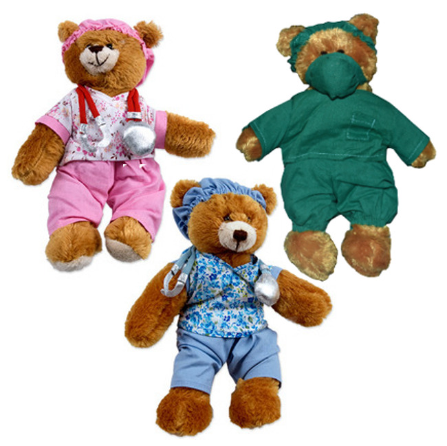 Get Well Soon Kelliloons Gift Set - Feel the Heal Bear in Scrubs